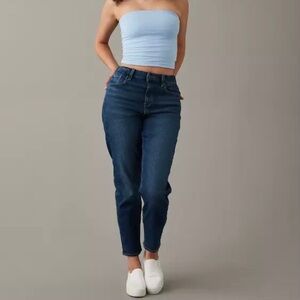 American Eagle 8 X-Short Curvy Mom Jeans Women’s High Rise Stretch